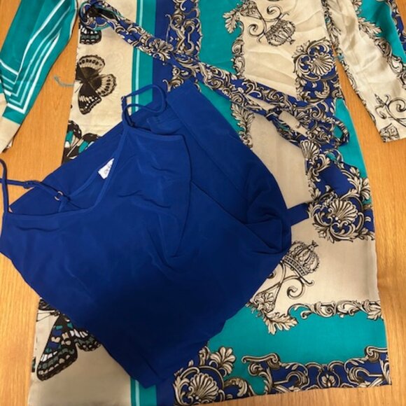 NWT Cache sleek shift style dress with matching slip - XS - Picture 2 of 8